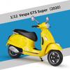 Welly 1/12 Vespa GTS Super 2020 Литая Модель Мотоцикла Игрушечный Транспорт Коллекция Автобайк Внедорожник Автоцикл Игрушки Машина