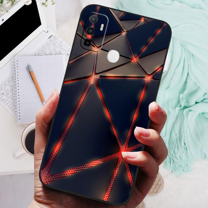 Чехол для OPPO A32 A53 A53S 2020, Чехол для телефона OPPO A15 A15S A35, Силиконовый мягкий задний чехол со львом и волком, Защитный чехол A53 2022