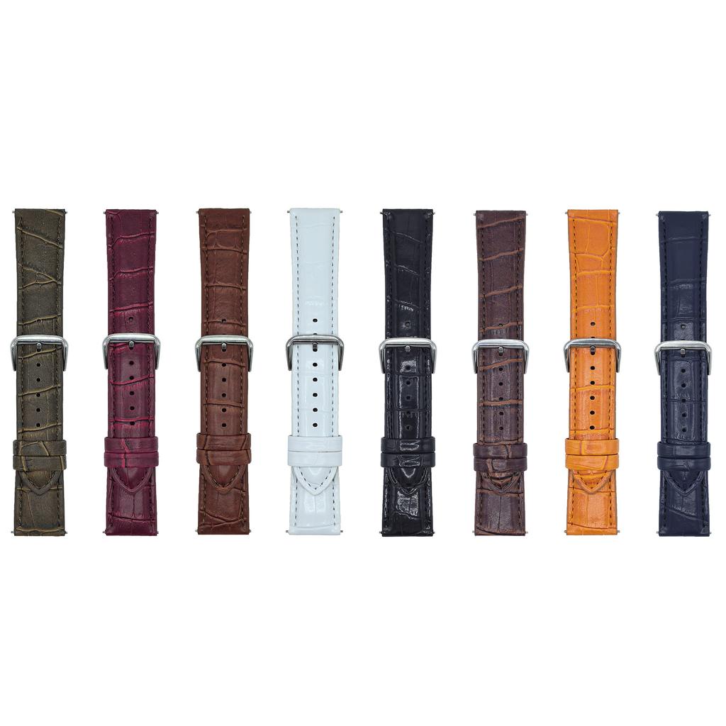 22mm Replacement Strap for Huawei Watch GT 5 46mm/5 Pro 46mm Bamboo Pattern Leather Watch Band