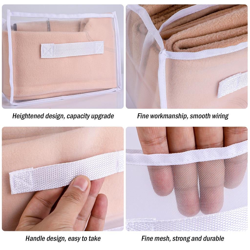 Ящики для хранения джинсов, органайзер для шкафа, складные органайзеры для нижнего белья, перегородки для хранения брюк, органайзер для ящиков, органайзер для гардероба