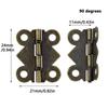 10Pcs Antique Cabinet Butterfly Hinge Decorative Butterfly Door Hinge Jewellery Box Hinge  Drawer
