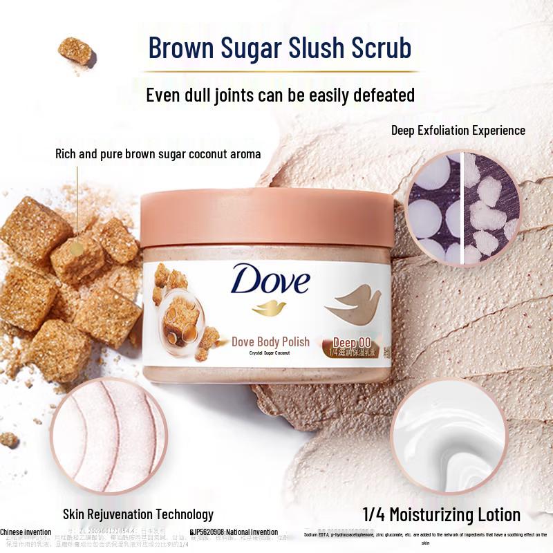 Скраб для тела Dove с ароматом кокоса и сахара