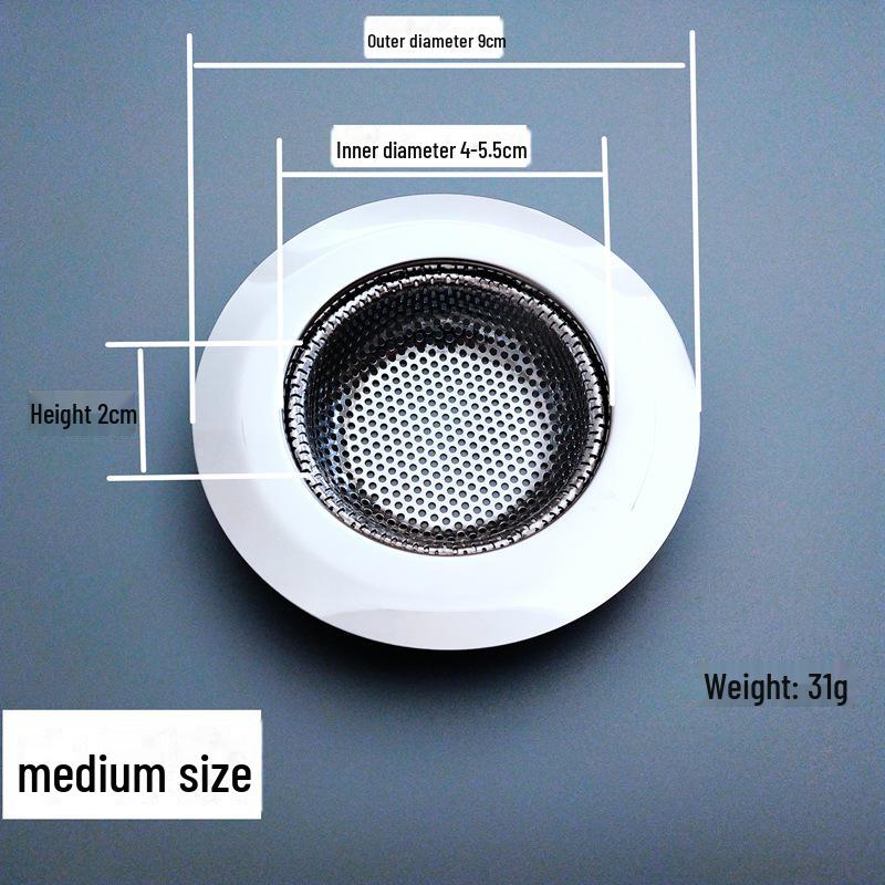 Фильтр для волос для кухни и ванной из нержавеющей стали