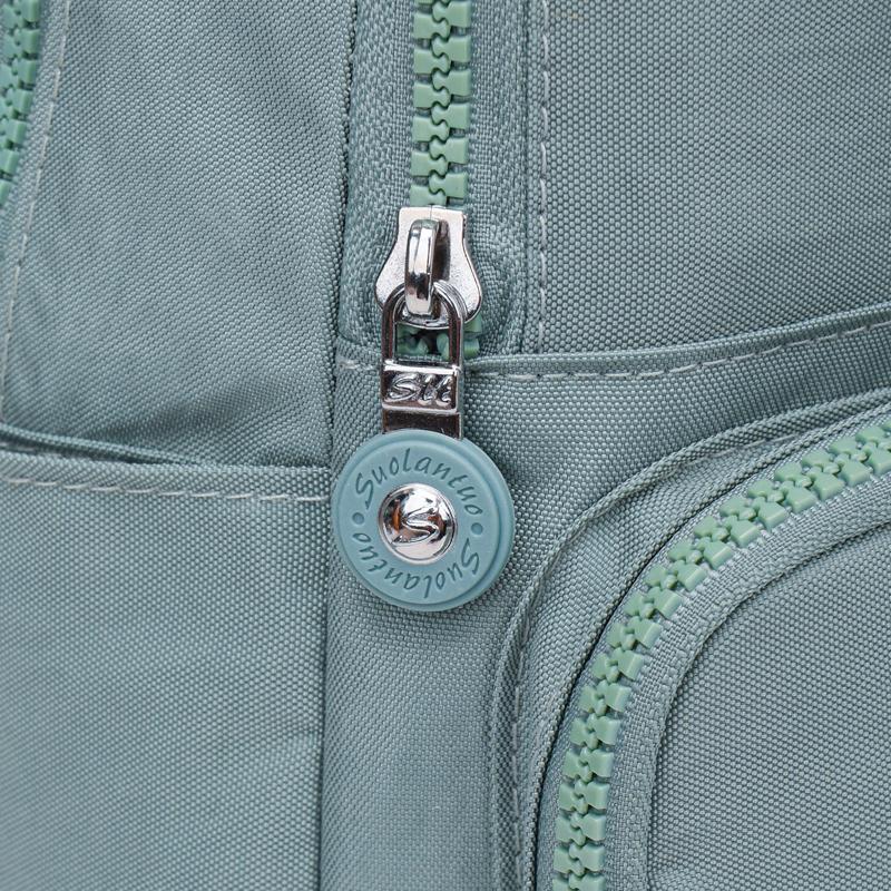 Nylon Women's Backpack Student Schoolbag Mother Travel Bag