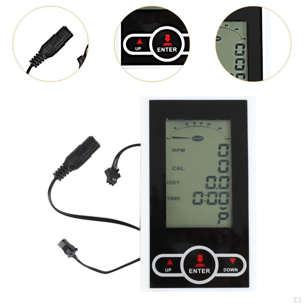 Monitor Speedometer Elliptical Training Display Portable Parts Exercise Bike Computer