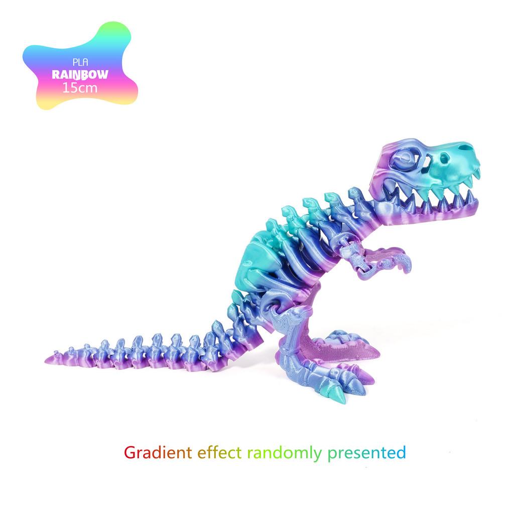 Креативная 3D-печать украшений в виде тираннозавра Рекса, деформированные скелетные игрушки, мячи-шестеренки, антистрессовые поделки, украшения для дома и автомобиля, подарки