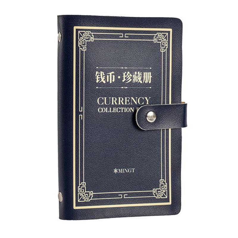 50pcs Large Capacity Banknote Collection Book For Collecting Paper Money