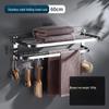 Складная полка для полотенец в ванную комнату из нержавеющей стали 304 miflame