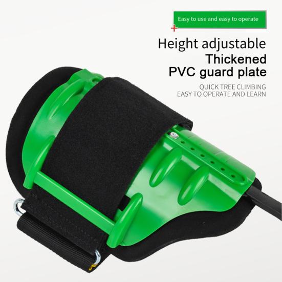 Набор инструментов для лазания по деревьям Стальные шипы для лазания по деревьям Регулируемая страховочная привязь для лазания с усиленными ножными ремнями Оборудование арбориста для лесозаготовки Фрукты