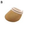Летняя пустая соломенная шляпа пляжная солнцезащитная кепка с козырьком УФ шляпы кепки солнце плетеная шляпа защита рук поля большая защита от солнца