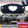 Для Citroen C4 MK1 2004 2005 2006 2007 2008 2009 2010 Противоскользящий коврик на панель Защитная накидка на панель от солнца Dashmat Аксессуары C4 Pallas Coupe