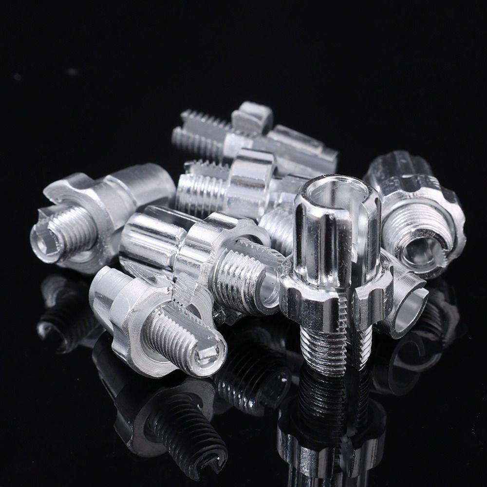 10Pcs Aluminum Alloy Brake Lever Bolts M7/M10 Adjusting Nuts Durable Bicycle Brake Screws