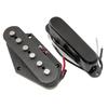 Artec TFA40 Alnico 5 Telecaster Pickups, PU Set TL, for Neck/Bridge Electric Guitars, Black (Set of 2)