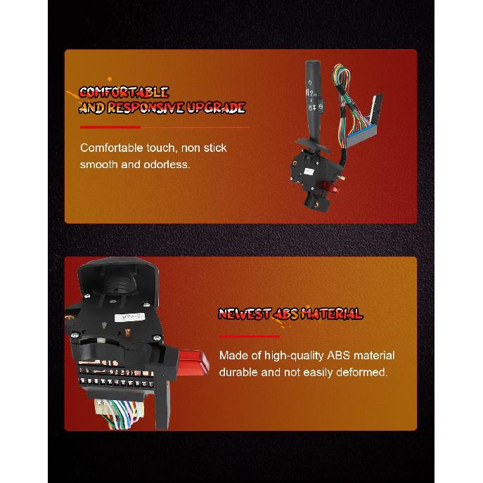 CCIYU Turn Signal Switch 2330825 26062269 26083636 Fit 1998-2005 for Chevrolet Blazer, 1998-2004 for Chevrolet S10, 1998-2001 for GMC Jimmy,