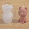 1шт форма для кубиков льда, мыло с запахом собак, смоляная штукатурка, 3D-свеча в виде щенка пуделя, силиконовая форма