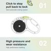 Retractable Dog Leash 5m Heavy Duty Nylon Tape 360° Tangle Free Dog Walking Leash One Touch Quick-Lock Braking Non-Slip Handle for All-Sized Dogs