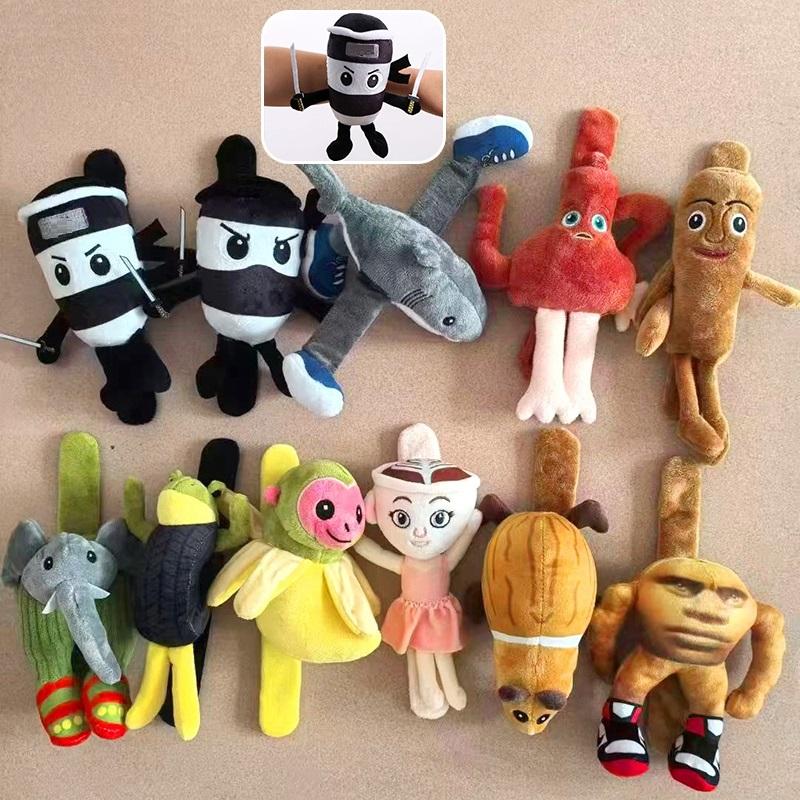 Ai Tungtung Plush Bracelet Tralalerotralala Bombardiro Crocodilo Creative Christmas Gift Plush Children'S Birthday Gift Bracelet