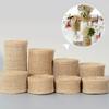 2M/Roll Wedding Decor Natural Jute Burlap Ribbons Jute Ribbon Rolls Vintage Jute Burlap Fabric