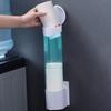 Paper Cup Dispenser Wall Mount Punch-free Pull Type Clear Visible Dustproof Lid Disposable Plastic Water Cup Storage Holder Home Supplies