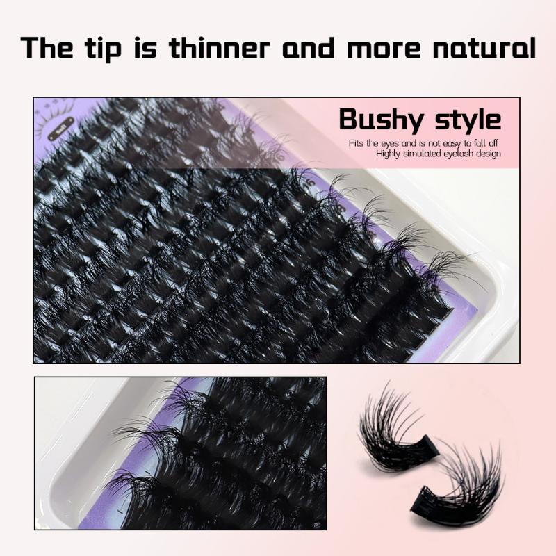 14 Rows Lash Clusters Spikes Eyelash Extensions Spiky Lashes Extension Thick Individual Cluster Lashes With Spikes Bottom Lashes