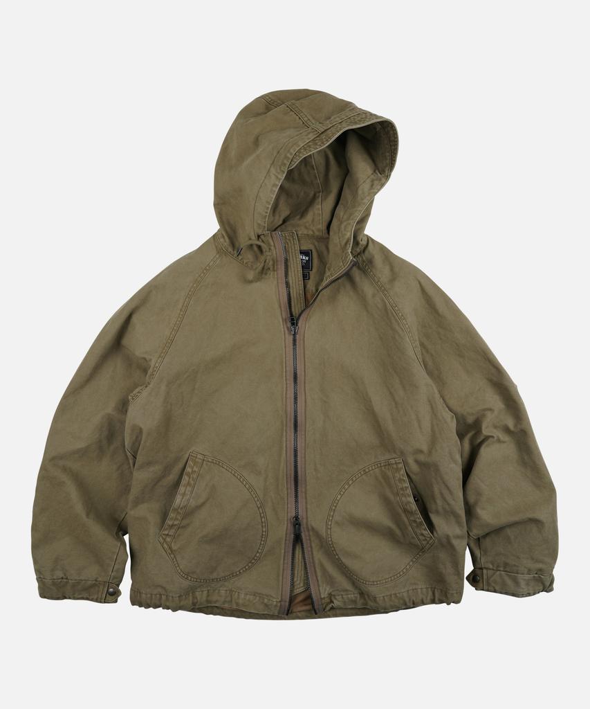Парка с капюшоном Frizmworks из джинсовой ткани Jungle Cloth _ Бежевый