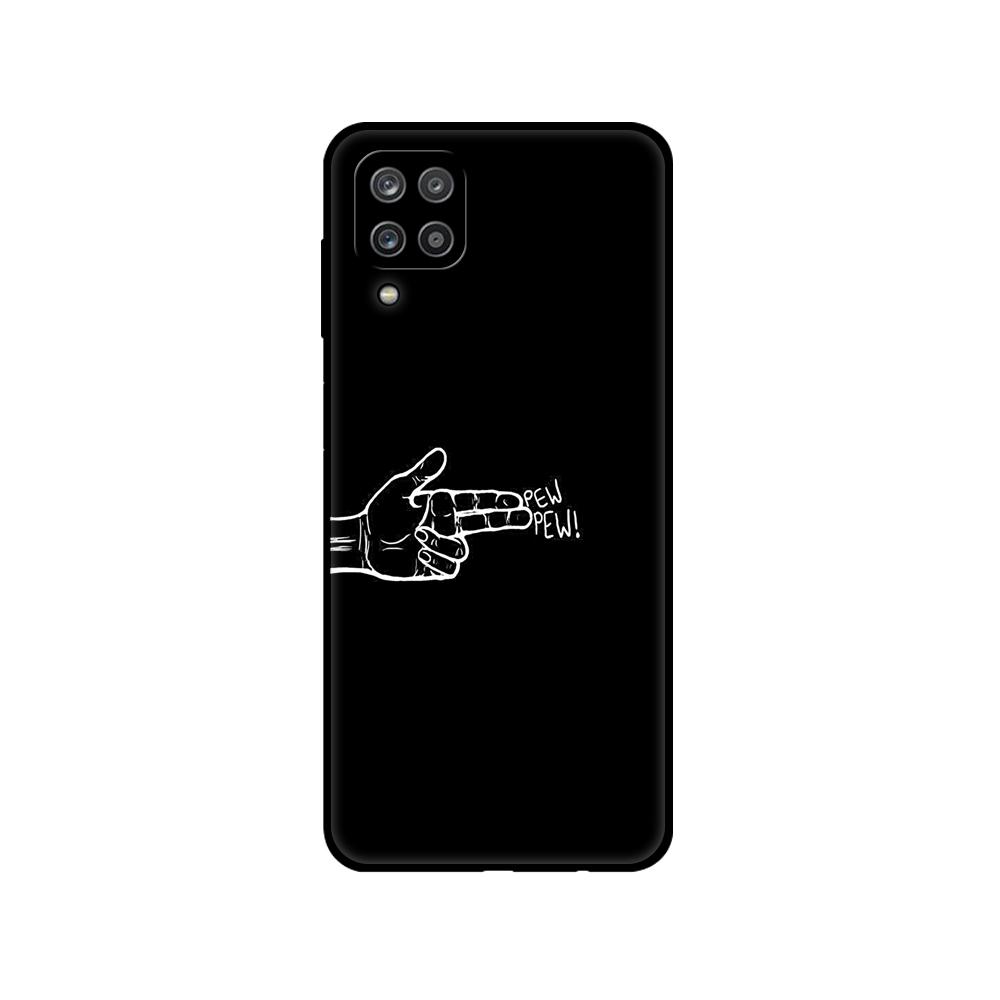 Мягкий силиконовый чехол для Samsung A12, чехол для телефона Samsung Galaxy A12, GalaxyA12 A 12 SM-A125F a125, бампер 6,5 дюйма; черный чехол из ТПУ