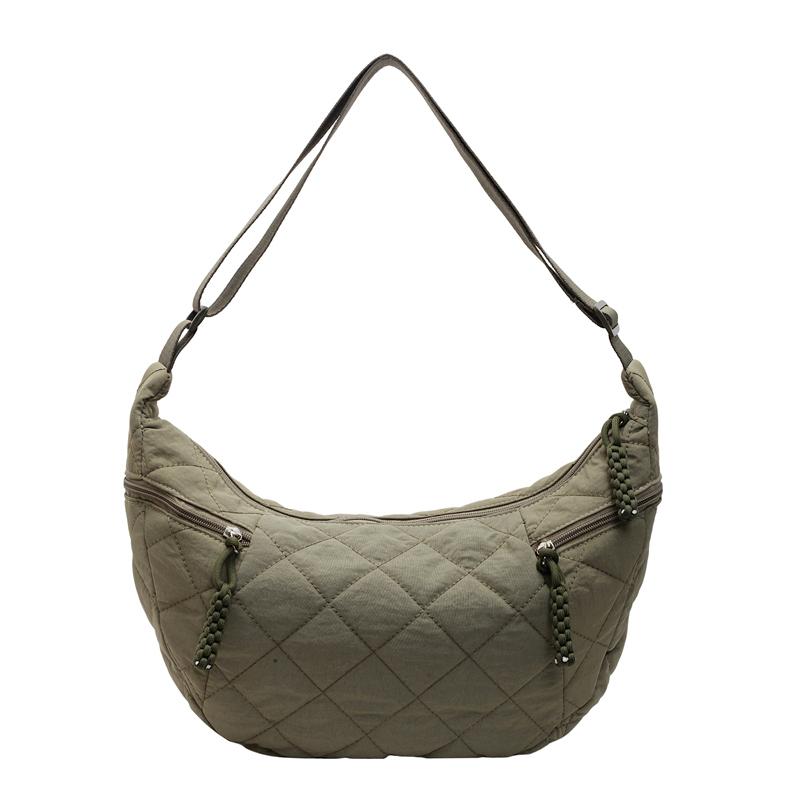 Женская сумка хобо, легкая сумка через плечо, большая вместимость, сумка через плечо