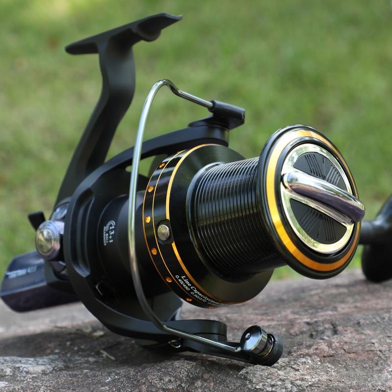 Катушки для морской рыбалки, размер 6000-11000, спиннинговая катушка для морской воды, алюминиевая катушка с ЧПУ, большая катушка с ручкой, катушка для троллинга