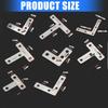 Угловые металлические кронштейны с защитой от ржавчины Сверхпрочная поддержка для стула стола DIY сборка Мебельные соединители