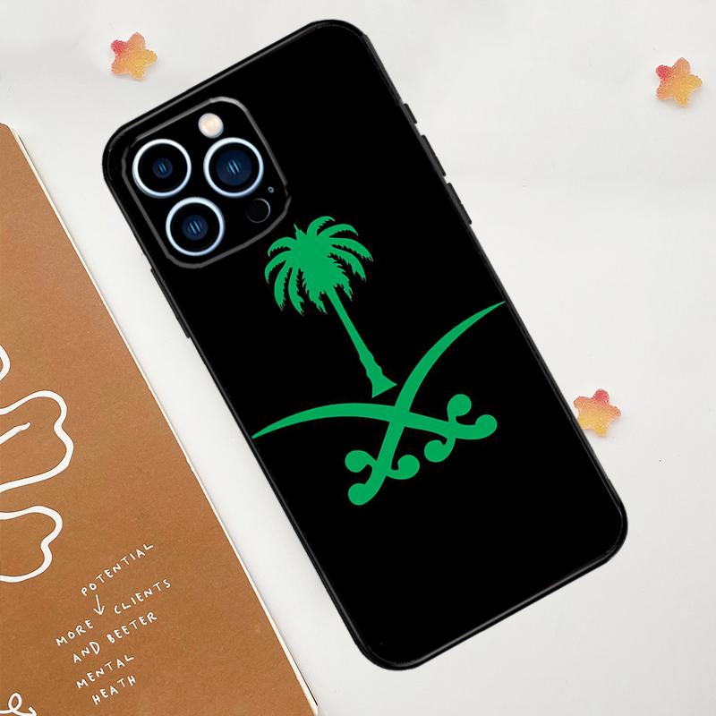 Чехол с флагом Королевства Саудовская Аравия для Apple iPhone 12 13 Mini 11 14 15 16 Pro Max Plus X XR XS Max Coque