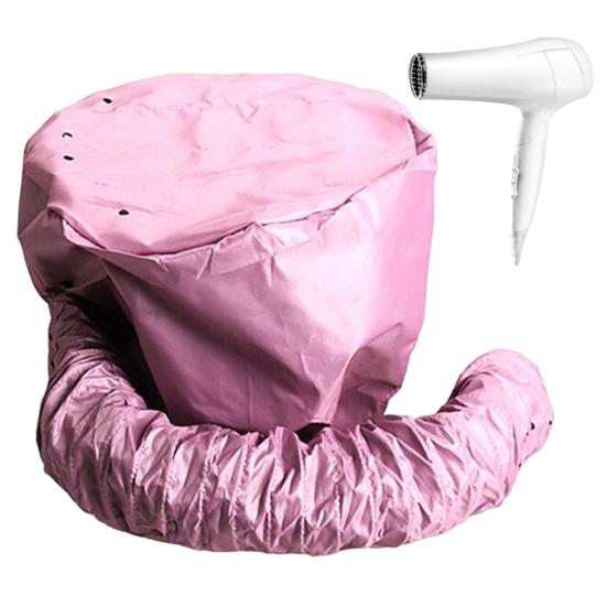 Hooded Hair Dryer Bonnet Soft Drying Styling Curling Deep Conditioning Oil Hair Treatment Cap Blow Dryer Attachment Women Hair Care Diffuser Hat