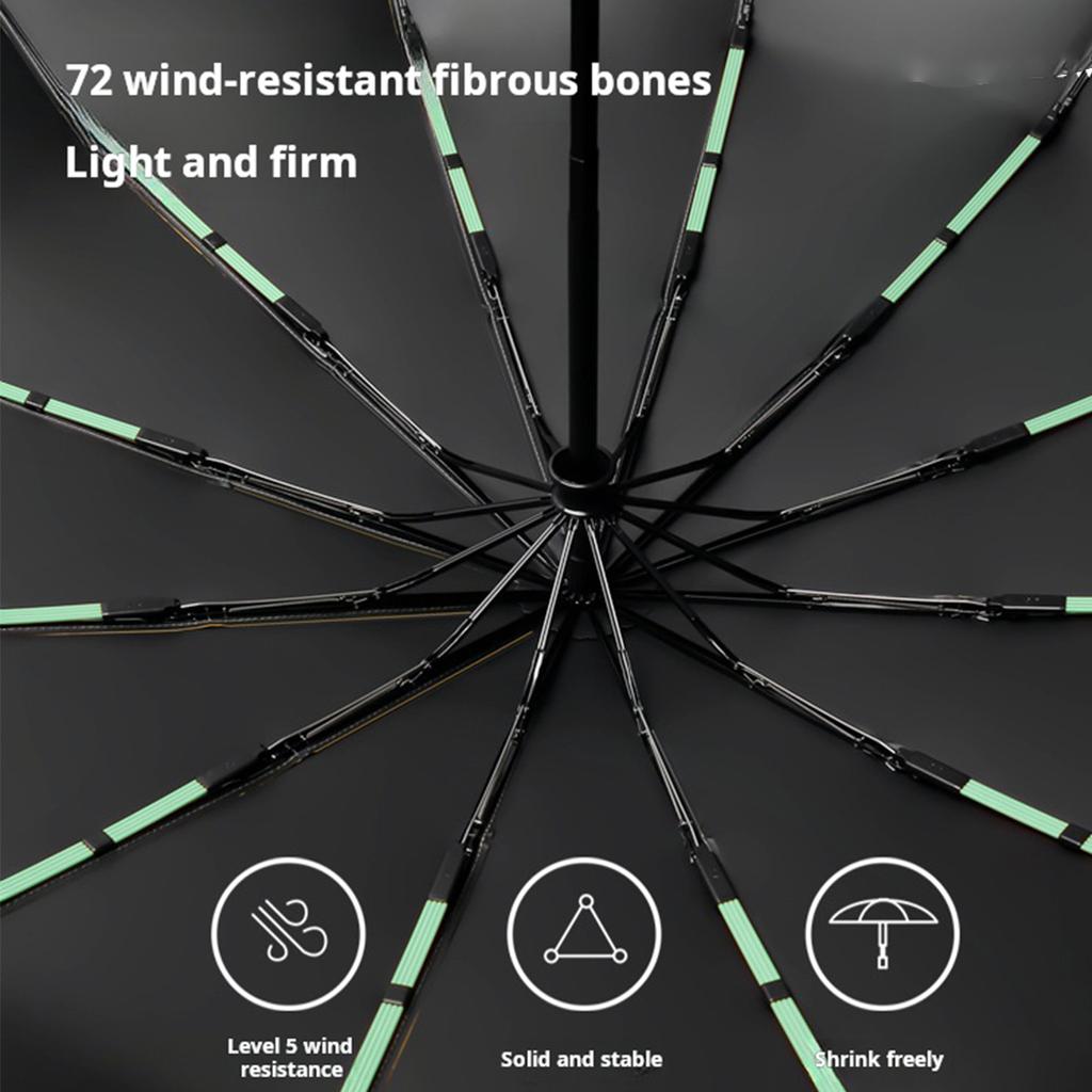 Прочный ветрозащитный автоматический зонт для мужчин и женщин, большие складные зонты с защитой от ультрафиолета, переносной зонт-рюкзак для взрослых