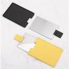 Stainless Steel Ultra-Thin Makeup Mirror Portable Vanity Mirror Compact Pocket Hand Mirror Pu Leather Cosmetic Mirrors 2025