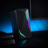 Redragon GS510 RGB настольный компьютерный динамик с 4 цветными светодиодами, улучшенными басами и легким доступом к громкости, USB-кабель, динамик, 2.0