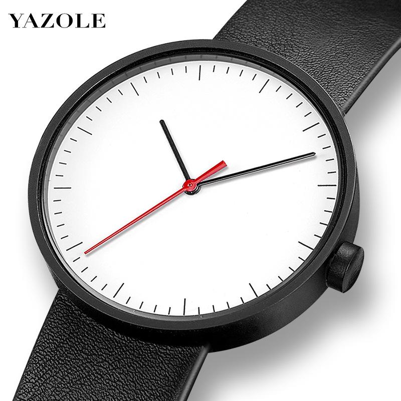 Yazole 522 Men's Minimalist Sports Quartz Watch - Trendy Design for Couples and Students