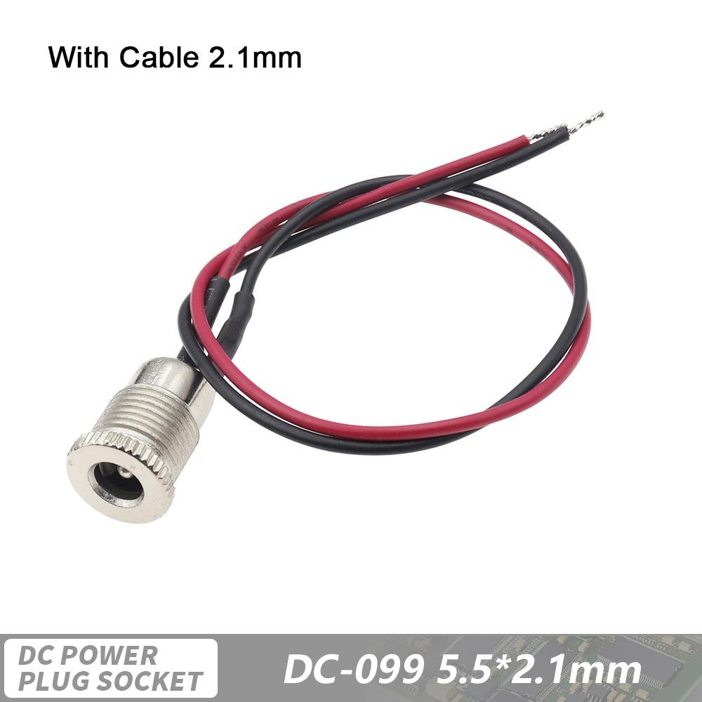 1Pcs DC099 DC Power Jack Socket Power Plug Connector Adapter  Wiring Assembly Accessory