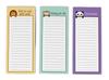 Pack of 3 Magnetic Fridge To-Do List Notepads- Magnetic Memo Pads For Refrigerator- (50 Sheets