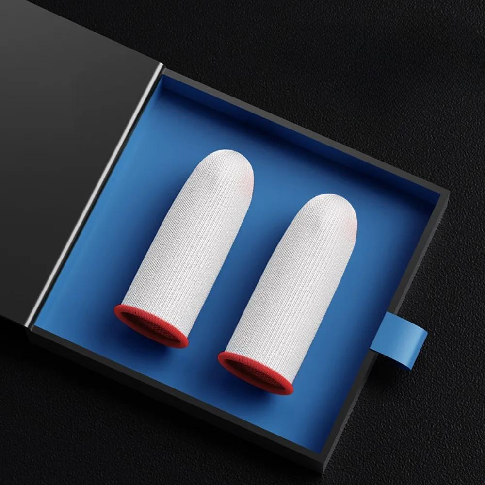 Игровые наперстки для мобильного телефона, влагостойкие, защита пальцев, игровые, нескользящие, стеклянные, серебряное волокно, наперстки