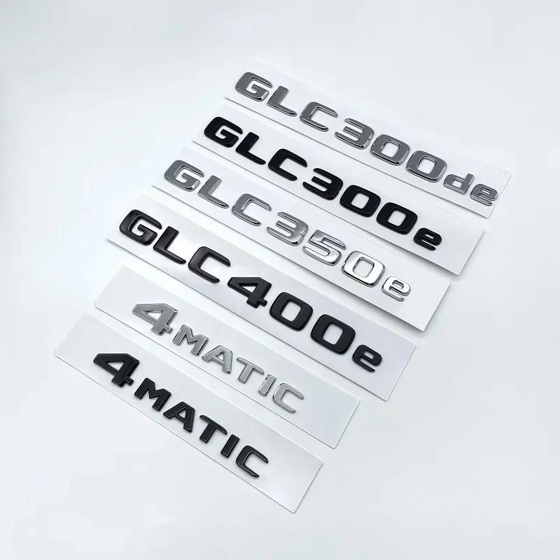 FBK3   2025 Hot New 3D ABS Car Rear Trunk Letter Emblem Badge Decals Sticker For Mercedes Benz GLC X253 GLC260 GLC300e GLC350d GLC200 4