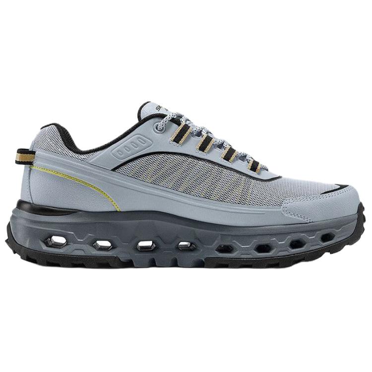 Skechers Уличные Мягкие Удобные Низкие Уличные Функциональные Ботинки Мужская обувь Серый 237681-GRY