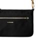 Burberry Metallic 3D Letter Logo Nylon Shoulder Bag Women Shoulder Bag Black 81092711