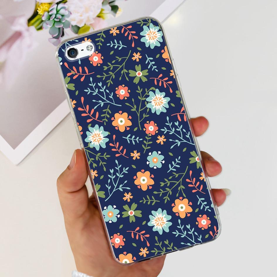 For iPhone 5 5S Case Fashion Astronaut Art Painted Shockproof Soft Cover For iPhone SE 2016 2020 SE2 TPU Funda on iPhone5 Bumper