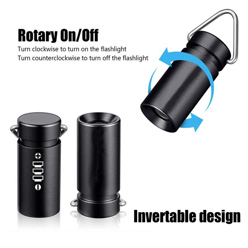 Светодиодный Брелок Фонарик Яркий Брелок Фонарик Портативный Фонарик Работающий от Батарейки Карманные Фонарики Для Кемпинга Пешего Туризма На Открытом Воздухе Путешествий