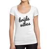 Tee-Shirt Femme Col Rond Decollete Bride Vibe