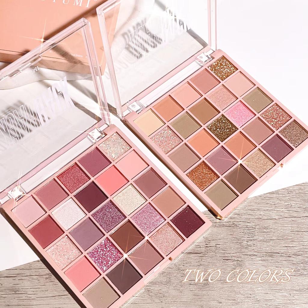 Палитра теней для век Eyeshadow Tray Pearl Shimmer Natural Brightening and contouring Integrated Tray Eyeshadow Palette Lasting Setting Повседневная косметика Модный макияж