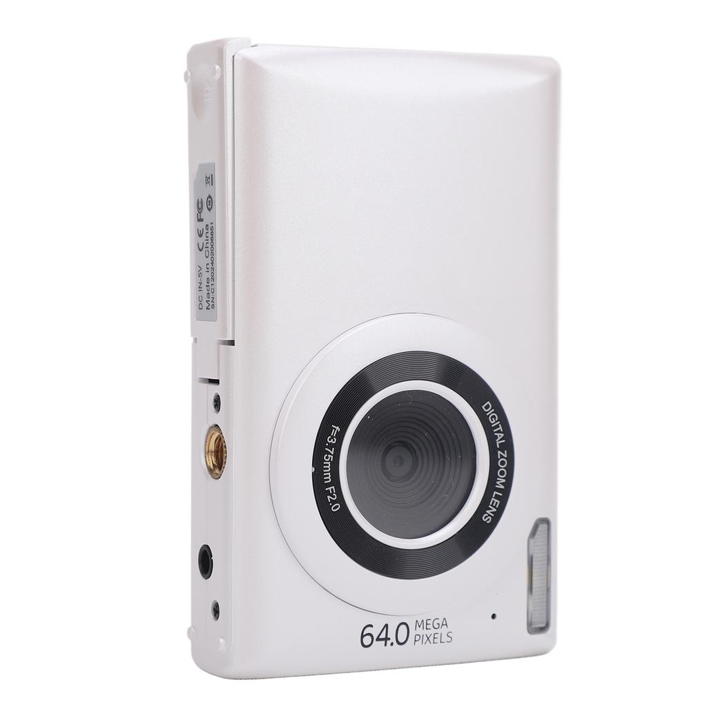 Digital Camera 64MP 4K HD 18x Zoom 2.75 Inch TFT Display Autofocus 700mAh 1 4 Inch Threaded Compact Vlogging Camera for