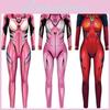 Потрясающий боди-колготки Zentai Ева Евангелион Аска Лэнгли Косплей костюм для женщин