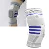 Compression Knee Sleeve Brace Shock Absorption Non Slip Breathable Knee Protector Guard with Silicone Padding for Sports