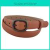 Fashion Womens Cowhide Leather Belt With Stylish Dshaped Buckle For Summer Wear