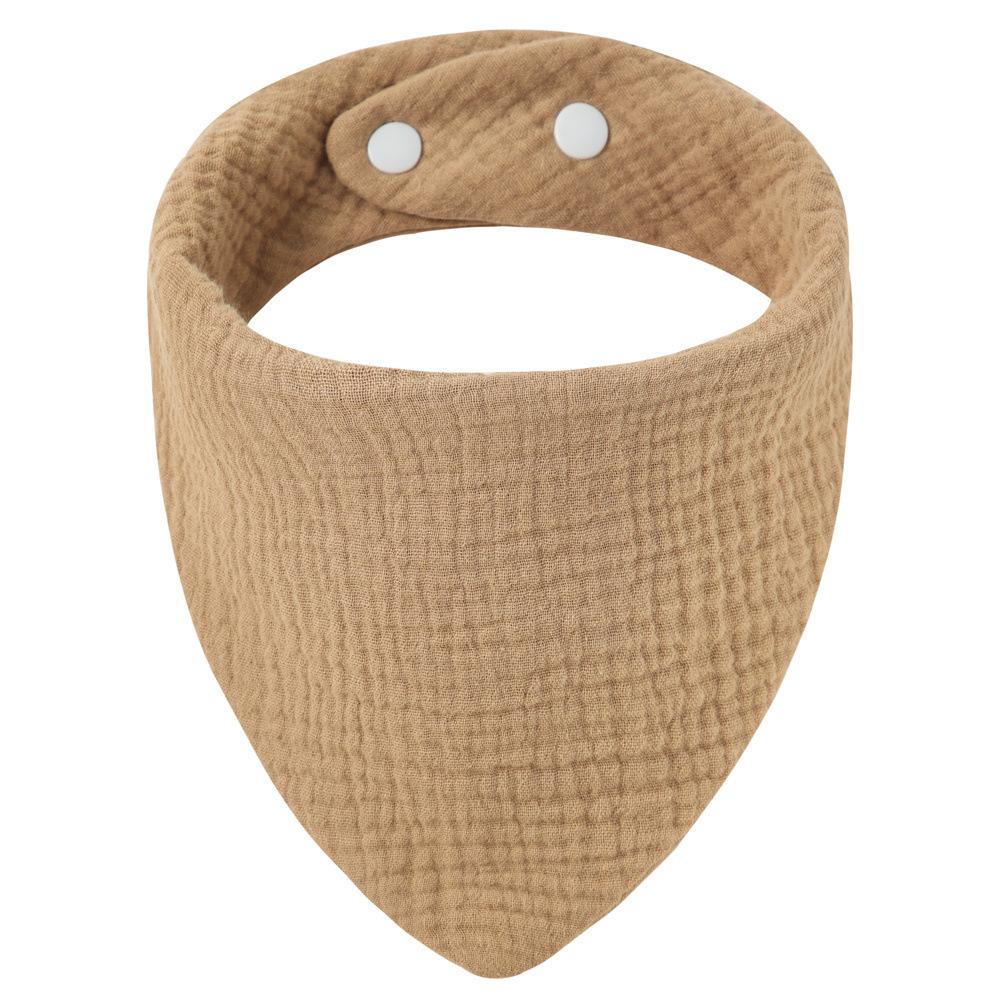 Муслиновый детский нагрудник из хлопка для младенцев, однотонный шарф, полотенце для кормления и слюны, бандана, отрыжка, аксессуары для мальчиков и девочек, новорожденный